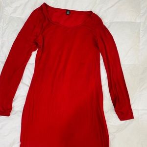 Maxi long sleeve dress